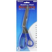 BAZIC 9" Multicolor Handle Stainless Steel Scissor