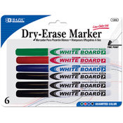 BAZIC Chisel-Tip Permanent Marker w/ Pocket Clip (
