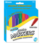 BAZIC 12 Classic Colors Watercolor Markers