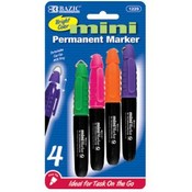 BAZIC Fancy Colors Mini Fine Point Permanent Marke