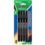 BAZIC Black CD/DVD Permanent Marker