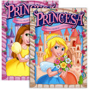 Princesa Libro Para Colorear Y Actividades