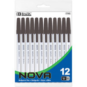 BAZIC Nova Black Color Stick Pen