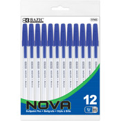 BAZIC Nova Blue Color Stick Pen