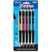 BAZIC Zena Retractable Ballpen w/ Cushion Grip