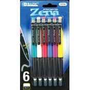 BAZIC Zena Retractable Ballpen w/ Cushion Grip