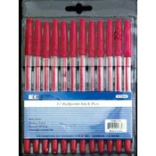 BAZIC Red Stick Pen