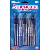 BAZIC Americana Black Stick Pen