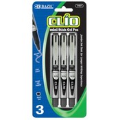 BAZIC Clio Black Jumbo Ink Tank Needle-Tip Gel Pen