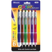 Bazic Retractable Color Pen with Cushion Grip