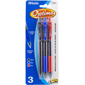 BAZIC Asst. Color Retractable Gel Ink Pen