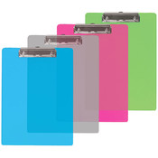 BAZIC Standard Size Plastic Clipboard w/ Low Profi