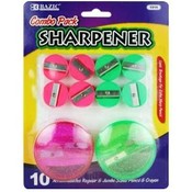 BAZIC 8 Round Sharpener w/ 2 Jumbo Receptacle Shar