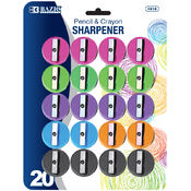 BAZIC Round Pencil Sharpener