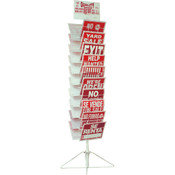9" X 12" Sign 10-Slots Easel Rack