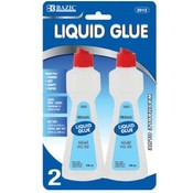 BAZIC 100cc Stationery Clear Glue (2/Pack)