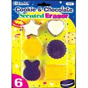 BAZIC Cookies &amp; Chocolate Shaped Eraser