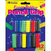 BAZIC Ast. Shape Foam Rubber Pencil / Pen Grip