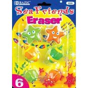 BAZIC Sea Creature Shaped Eraser
