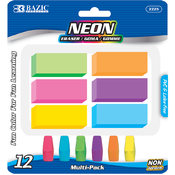 BAZIC Neon Eraser Sets (12/Pack)