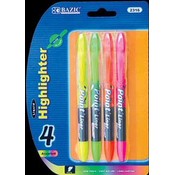 BAZIC Pen Style Fluorescent Color Liquid Highliter
