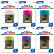 BAZIC Magnetic Paper Clips Holder