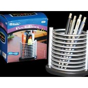BAZIC Oval Pen/Pencil Holder w/ Nonskid Base