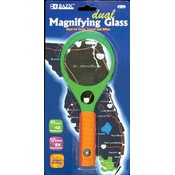 BAZIC 3" &amp; 0.75" Dual 5x &amp; 8x Magnifying Glass
