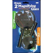 BAZIC 3.5" &amp; 2.5" Round Magnifying Glass Sets