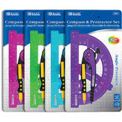 BAZIC Scale-Arm Compass w/ #2 Wood Pencil &amp; 6" Pro