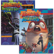Monsters VS Aliens Coloring &amp; Activity Books