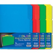 BAZIC 1/3 Cut Letter Size Color File Folder