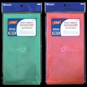 BAZIC Coupon / Check Size Poly String Envelope