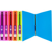 BAZIC 1" Glitter Poly 3-Ring Binder w/ Pocket