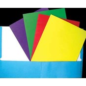 BAZIC Assorted Color 2-Pockets Portfolios