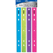 BAZIC 12" (30cm) Jeweltones Color Ruler
