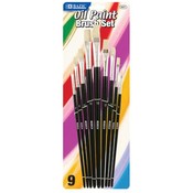 BAZIC Asst. Size Oil Paint Brush Set (9/Pack)(Case of 144)