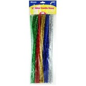 BAZIC 12" Glitter Chenille Stems (40/Pack)