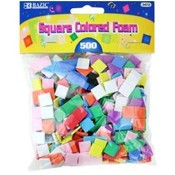 BAZIC Colored Square Shaped Foam (500/Pack)