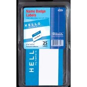 BAZIC "HELLO my name is" Name Badge Label