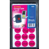 BAZIC Garage Sale Label (180/Pack)