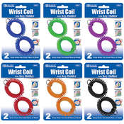BAZIC Wrist Coil w/ Key Holder (2/Pack)