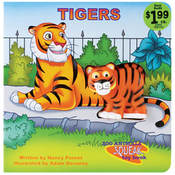 Zoo Animals Board Book w/ Squeaky Toy