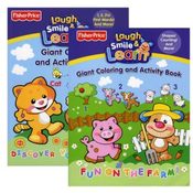 Fisher Price Laugh/Smile/Learn Giant Coloring Book