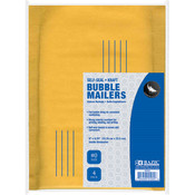 BAZIC 6" X 9.25" (#0) Self Sealing Bubble Mailers
