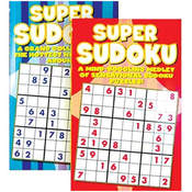Jumbo 192 Pg. Super Sudoku Puzzles Book