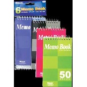 BAZIC 50 Ct. 3" X 5" Spiral Memo Books