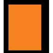 BAZIC Fluorescent Orange 22" X 28" Poster Board