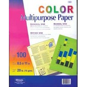 BAZIC 100 Ct. Multi Color Multipurpose Paper
