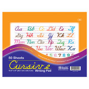 BAZIC 50 Ct. 10.5" X 8" Cursive Writing Pad